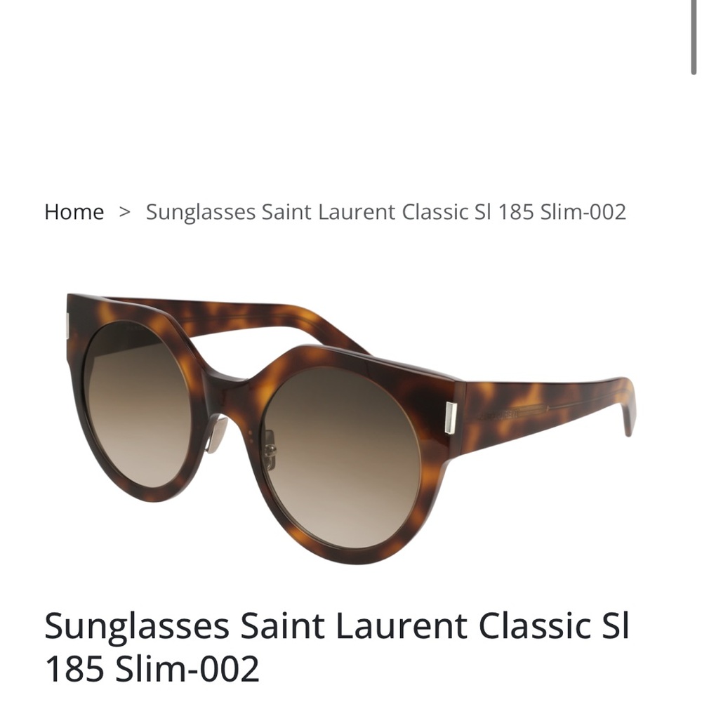Saint Laurent Cat Eye Core Tortoise Shell Sunglasses